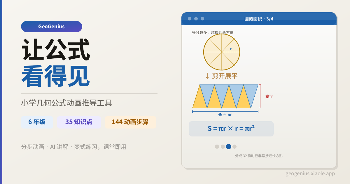 GeoGenius · 几何直观AI学习助手